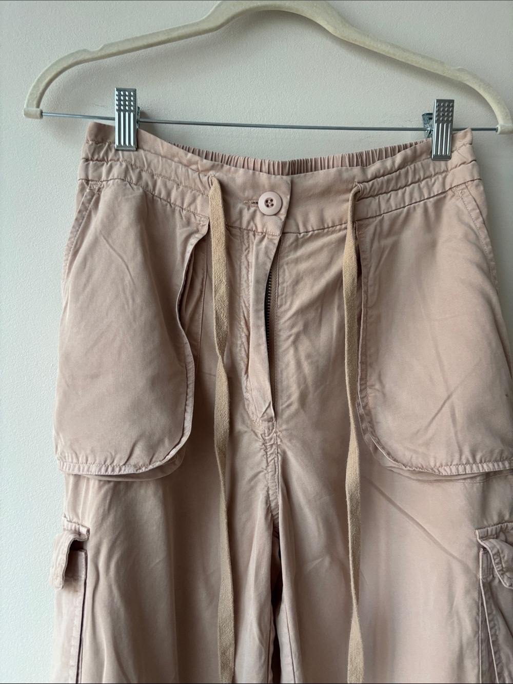 Straight-Leg Utility Pants in Beige - Picture 2 of 12